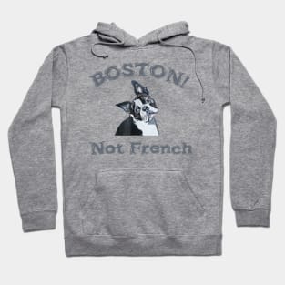 Boston Terrier Not French Bulldog Hoodie